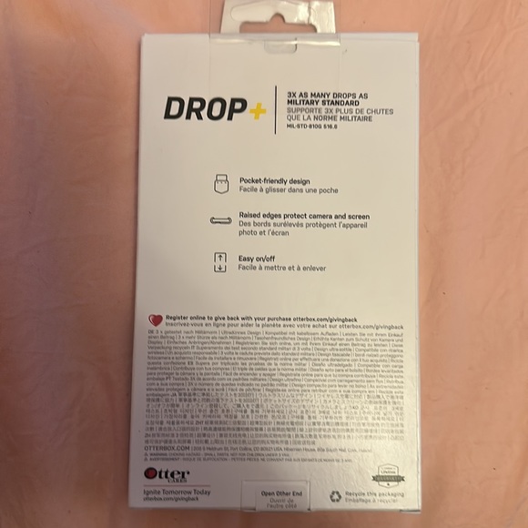 Otter Box iPhone 12 Pro Max Clear Glitter Case - Picture 4 of 4